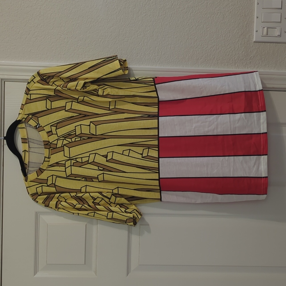 Colorful French Fry Graphic Dress Costume